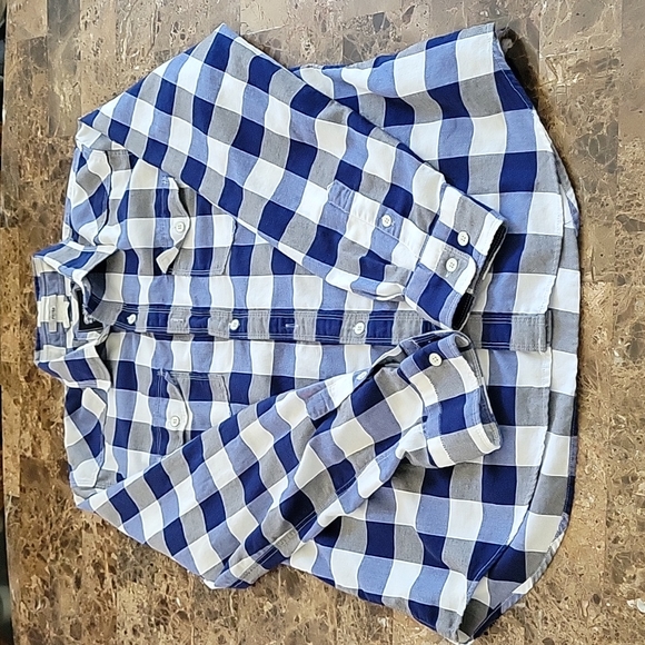 Express Men's Long Sleeve Buffalo Check Shirt - Picture 1 of 8